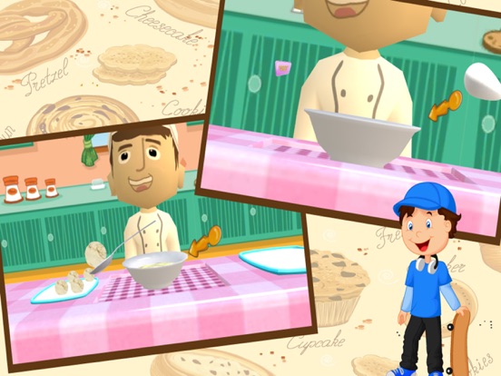 Sweet Cookies Maker 3D Cooking Game - Tasty biscuit cooking & baking with kitchen super chef iPad screenshot