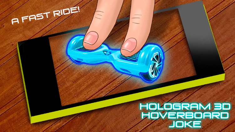Hologram 3D Hoverboard Joke