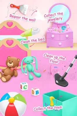 Game screenshot Doll House Cleanup & Decoration - Bedroom, Kitchen & Bath Designer hack