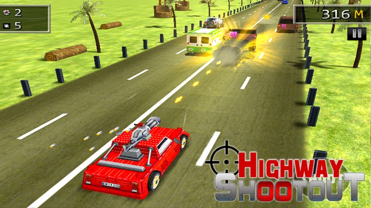 Highway Car Shooting Rider