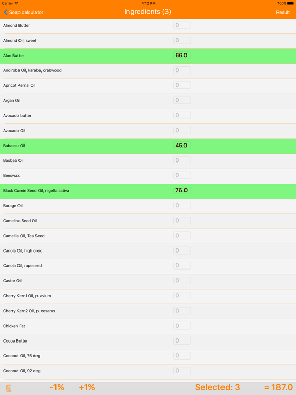Screenshot #5 pour Soap calc PRO
