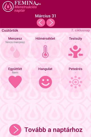 Femina.hu M-Naptár screenshot 3