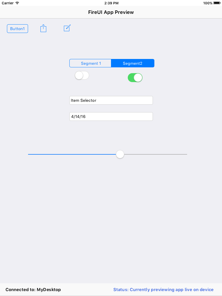 FireUI App Preview 10.1 Berlin screenshot 4