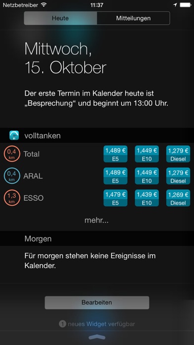 Screenshot #2 pour volltanken - immer den günstigsten Diesel, E5 oder E10 Kraftstoff tanken