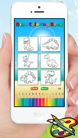 Game screenshot Dinosaur Coloring Book - Dino Baby Drawing for Kids Games apk