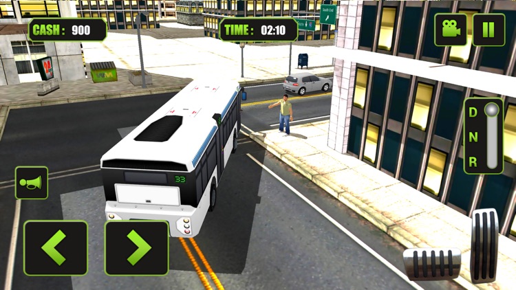 Real Modern city Bus driving simulator 3d 2016 - transport passengers through real city traffic screenshot-4