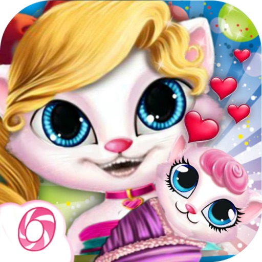 Kitty Baby Care - Pets Game(Newborn Baby/Cute Cat/Angela) Icon