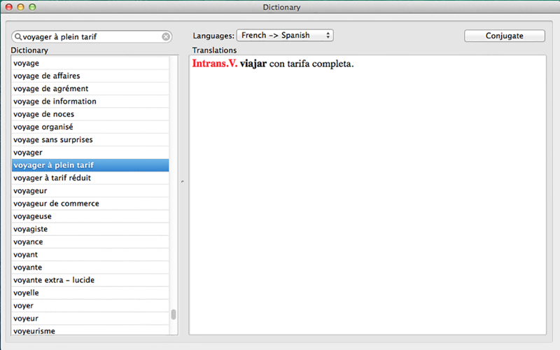 Spanish-French Dictionary (Offline) thumbnail 4