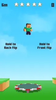 backflip trampoline craft madness: hop hop hop man jump iphone screenshot 2