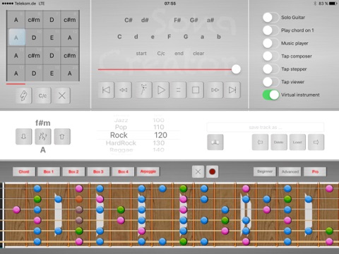 Guitar Song Creator  professional with Backing Track and Tab Creator, Scale Trainer and Text Creator screenshot 4