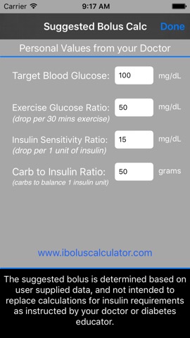 iBolusCalc - Diabetes Blood Glucose Helperのおすすめ画像2