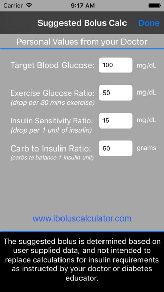 iBolusCalc - Diabetes Blood Glucose Helperのおすすめ画像2