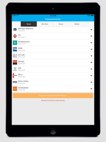 Screenshot #4 pour Finanznachrichten
