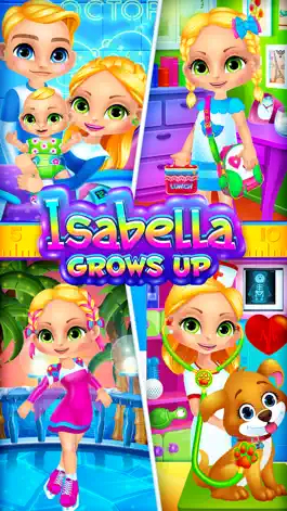 Game screenshot Isabella Grows Up - Baby & Family Salon Games for Girls mod apk
