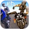 Road Rush Motorbike Rider is combination of Racing and Shooting Game