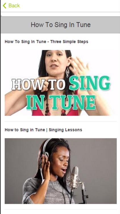 Singing Lessons - Learn How To Sing Better screenshot-3