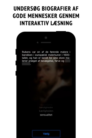 Rubens - interactive biography screenshot 2