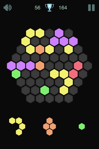 10/10 Hexagon Blocks Matrix Square World! screenshot 3