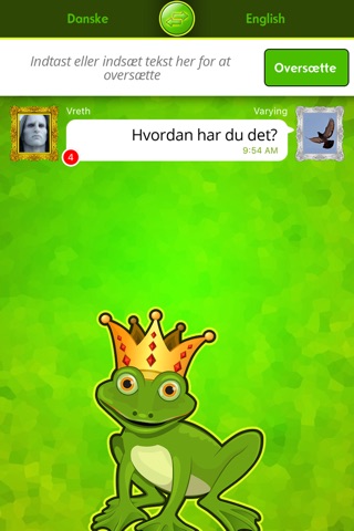 Ribbit Oversæt dansk til engelsk screenshot 2