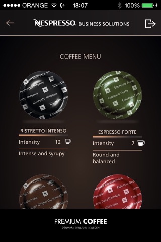 Nespresso Pay - Application for professional vending machines screenshot 3