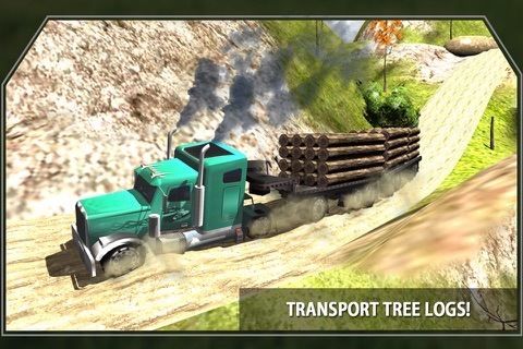 American Cargo Truck Driver Hill Climbing Simulator screenshot 4