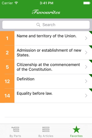 Constitution of India - iConstitution screenshot 3