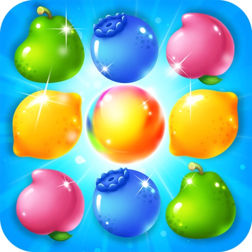Fruit Burst Crush - Juice Fruit Pop Match 3 app icon