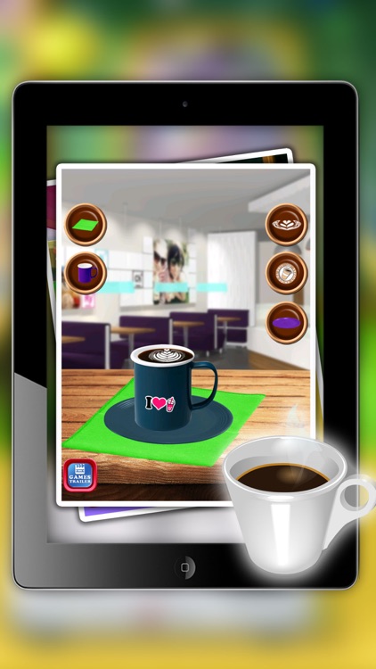 iCe & hot Coffee maker - Make creamy dessert in this cooking fever game for kids