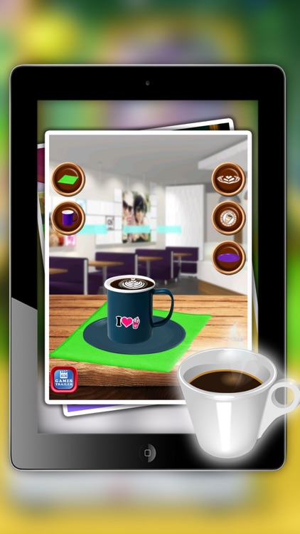 iCe & hot Coffee maker - Make creamy dessert in this cooking fever game for kids