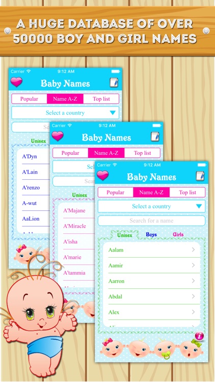 Baby Names - Popular names for boys & girls