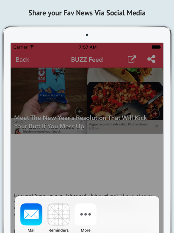 RSS News Feed-Free iPad screenshot