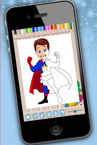 Super heroes coloring pages screenshot 4
