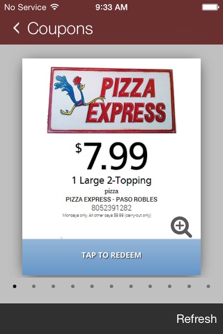 Pizza Express - Paso Robles screenshot 3