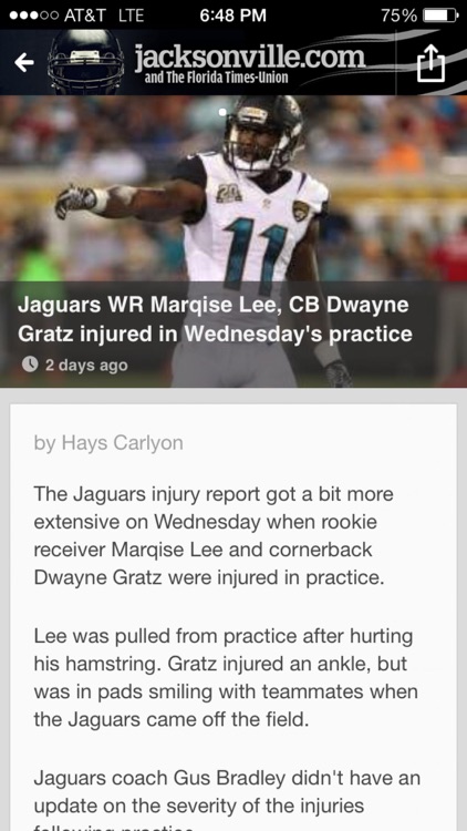 Jacksonville Jaguars - Florida Times-Union screenshot-3