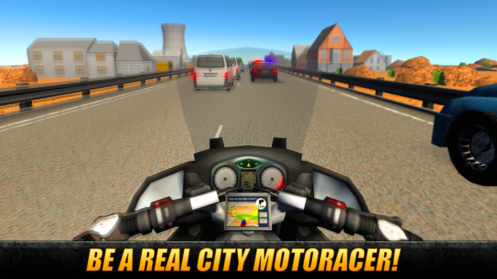 Moto Traffic Rider 3D Speed City Racing