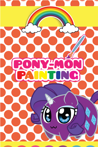 PONY MON Friendship Paniting Games for little Boys and Girls screenshot 4