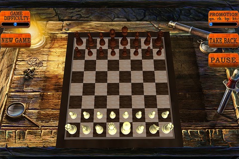3D Chess Black and White screenshot 3