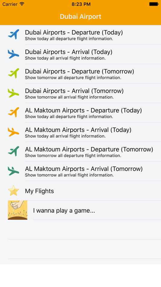 Dubai Airport Flight Status - 1.2 - (iOS)