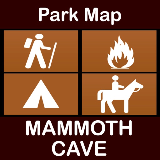 Mammoth Cave National Park : GPS Hiking Offline Map Navigator icon