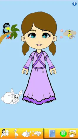 Game screenshot Paper Doll Coloring Book! mod apk