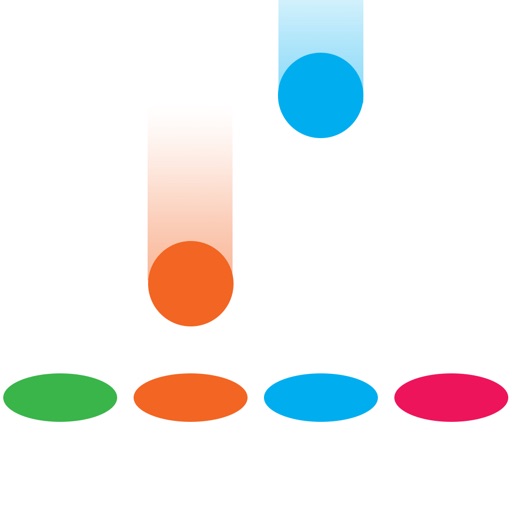Dot Color Drop - Train your reflex with this droppy balls matching game iOS App