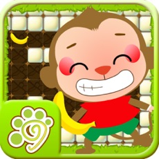 Activities of Monkey find the way to bananas (Happy Box) free puzzle games