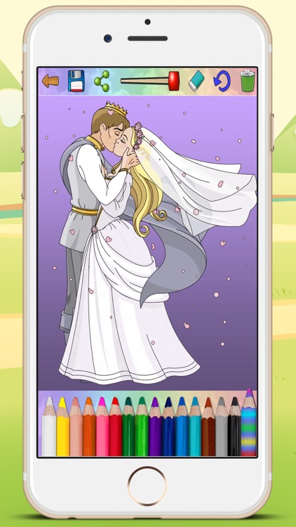 Coloring book paint princesses & color dolls in classic fairy tales - Premium screenshot-4