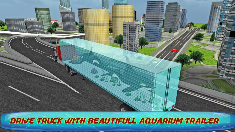 Transport Truck Sea Animals 3D