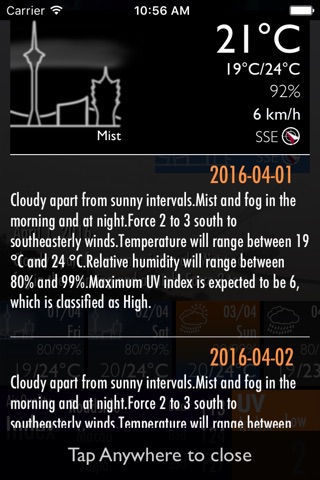 Macau Weather Report screenshot 2