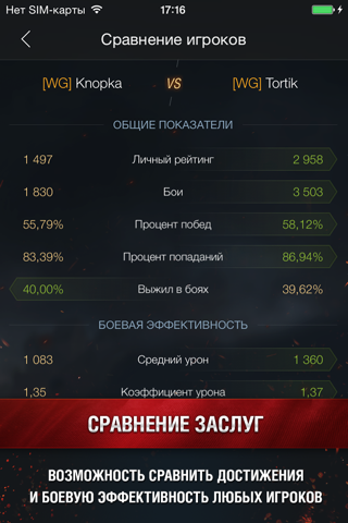 Скриншот из World of Tanks Blitz Assistant