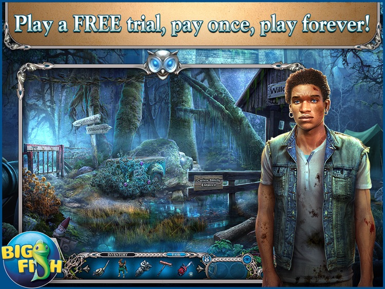 Mystery Trackers: Nightsville Horror HD - A Hidden Object Adventure screenshot-0