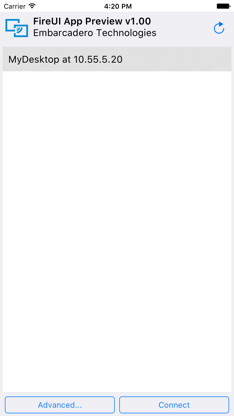 FireUI App Preview 10.1 Berlin screenshot 1