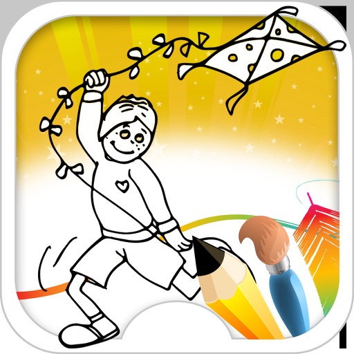 Boy Coloring Book iOS App