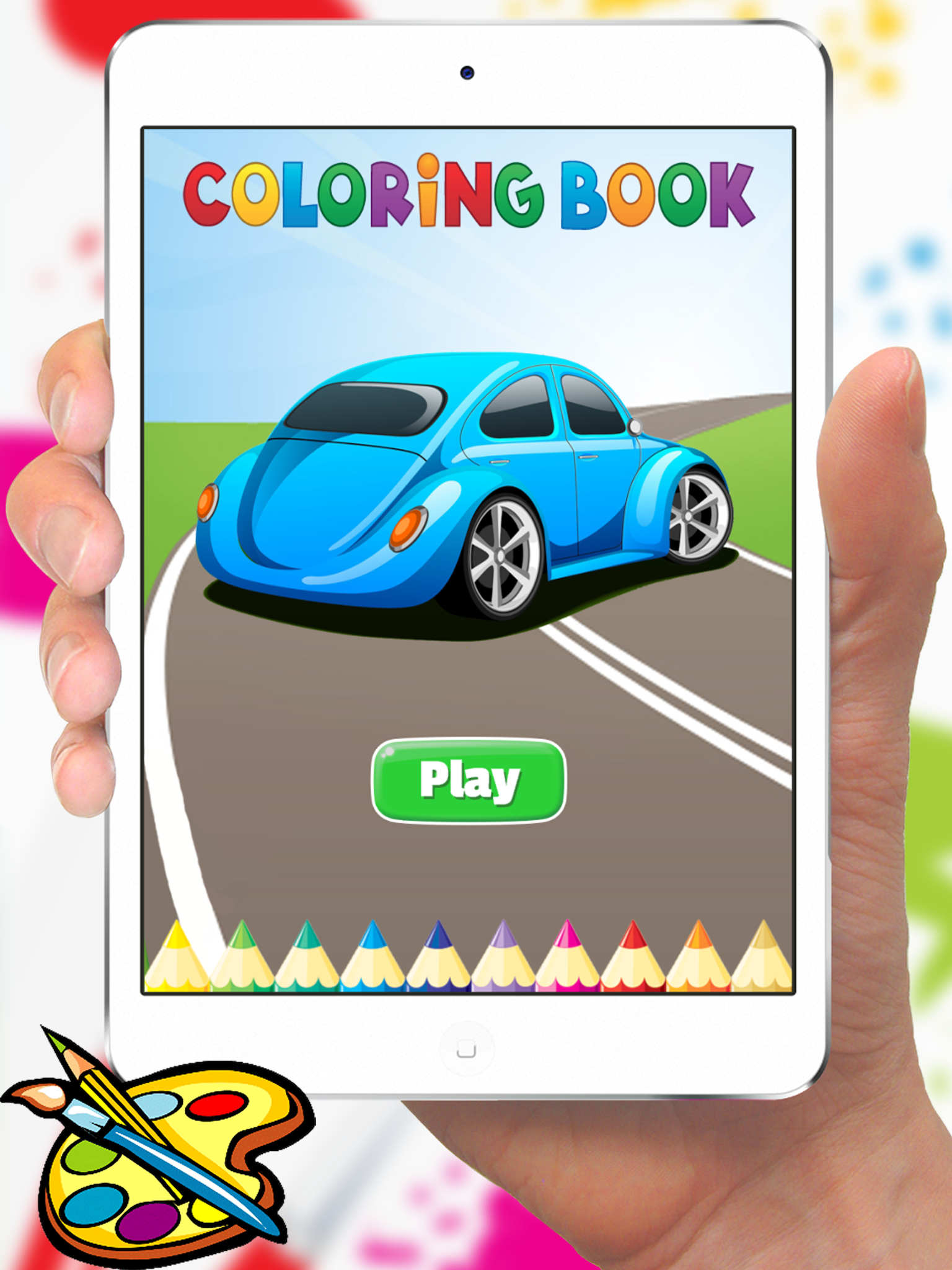 Classic Car Coloring Book & Drawing Vehicles free for kids